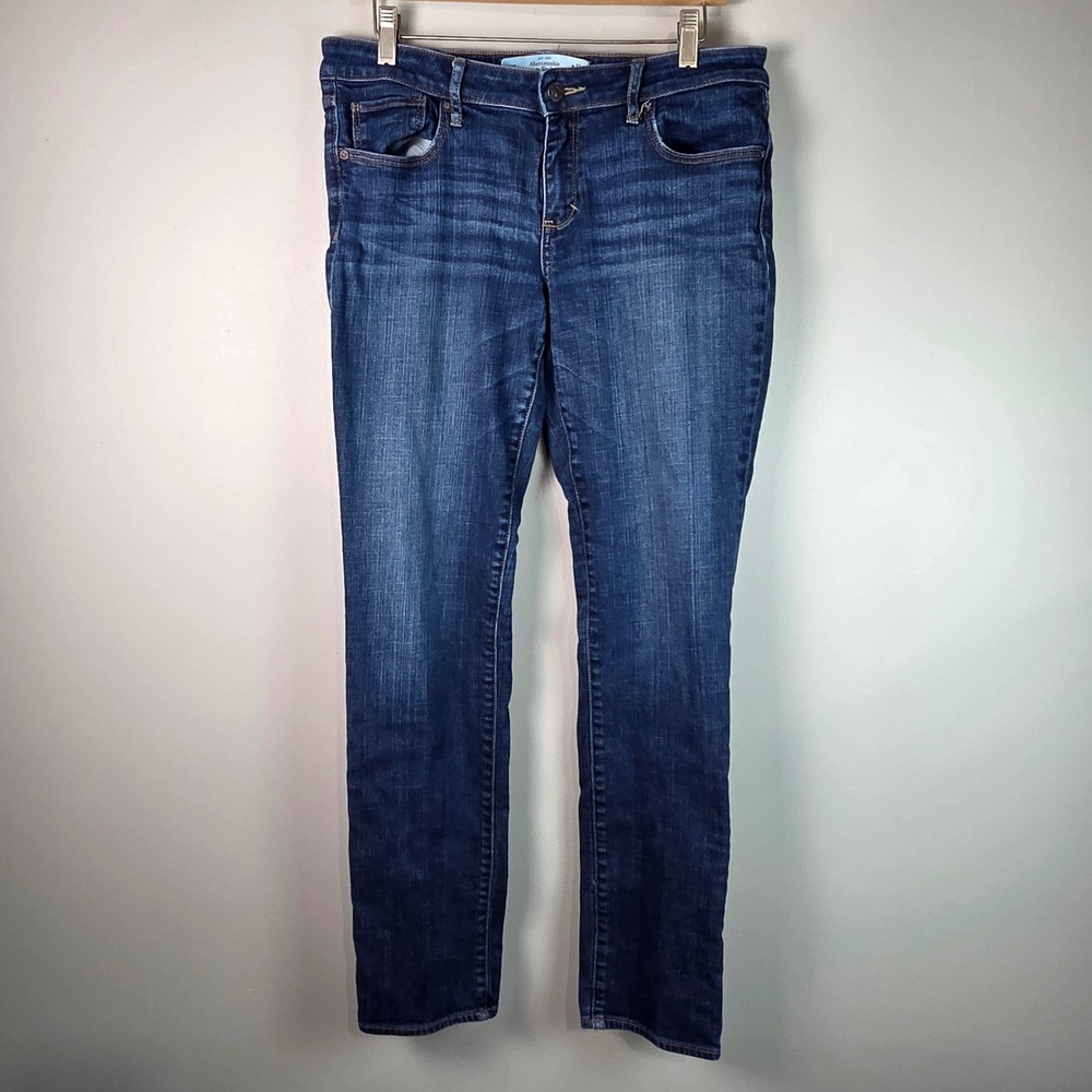Abercrombie & Fitch Skinny Jeans Womens 10R Fit 31x31 Blue Mid Rise Slim